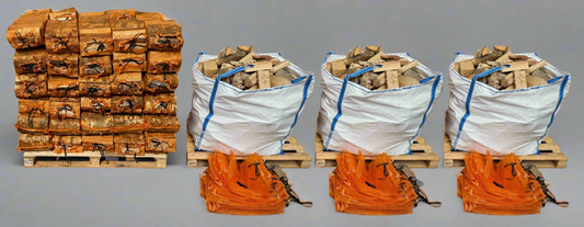 Kiln Dried Birch Logs - 60 x 30L nets