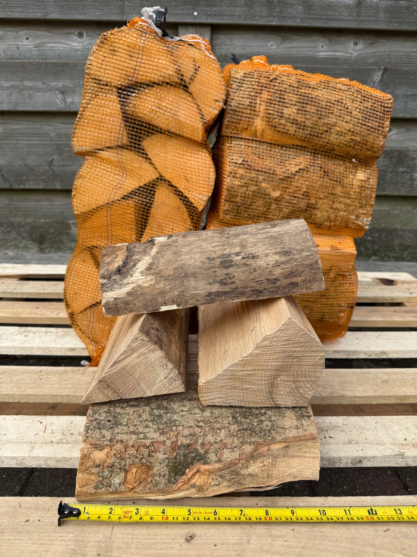 Kiln Dried Ash Logs - 30 x 30L nets