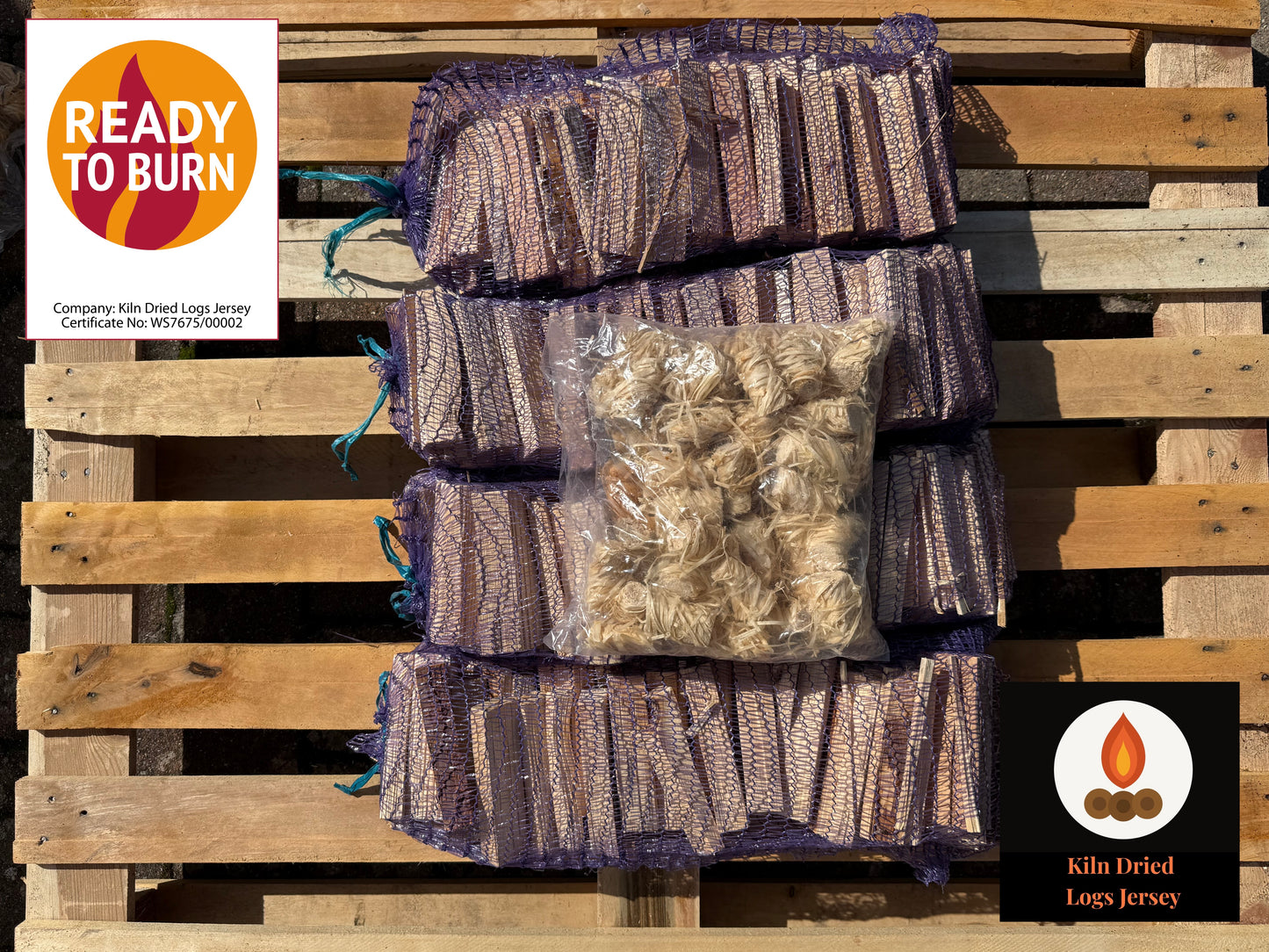 10kg of Kindling & 50 Firelighters
